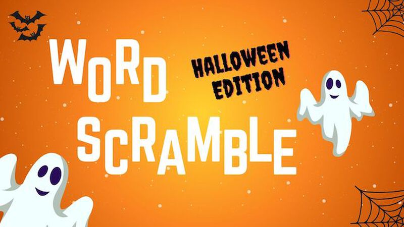 Word Scramble Halloween Edition